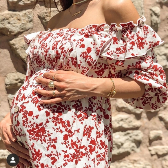 ZARA Floral midi dress - Picture 3 of 6